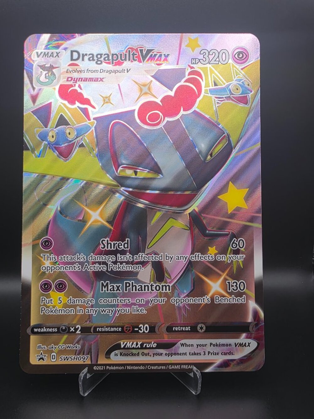 Dragapult VMAX SWSH097 Jumbo Card Holo